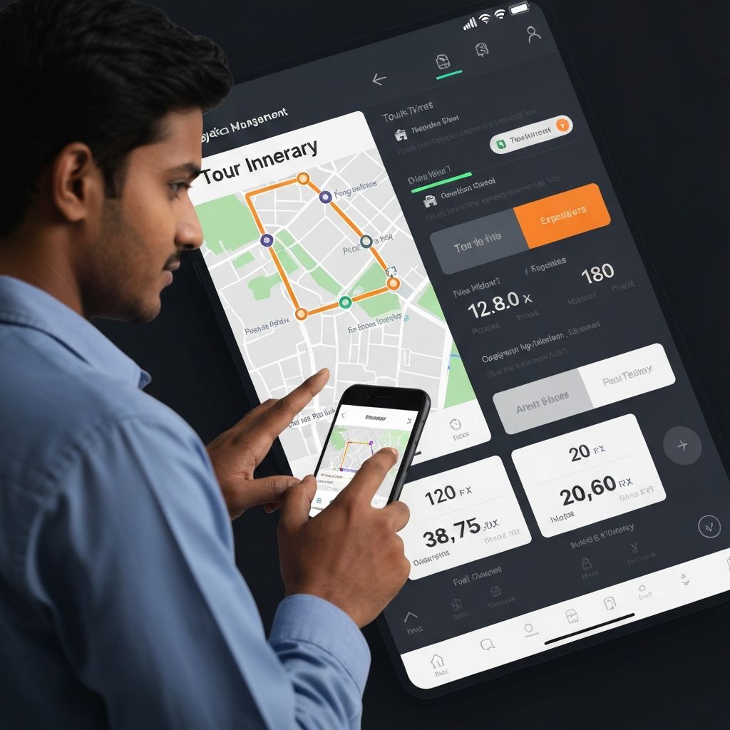 Bestehende DriverApp-Dashboard-Ansicht mit Tourenverwaltung